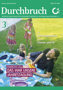 Mitgliederzeitschrift: DURCHBRUCH (Cover) Ausgabe 3 Jahr 2023